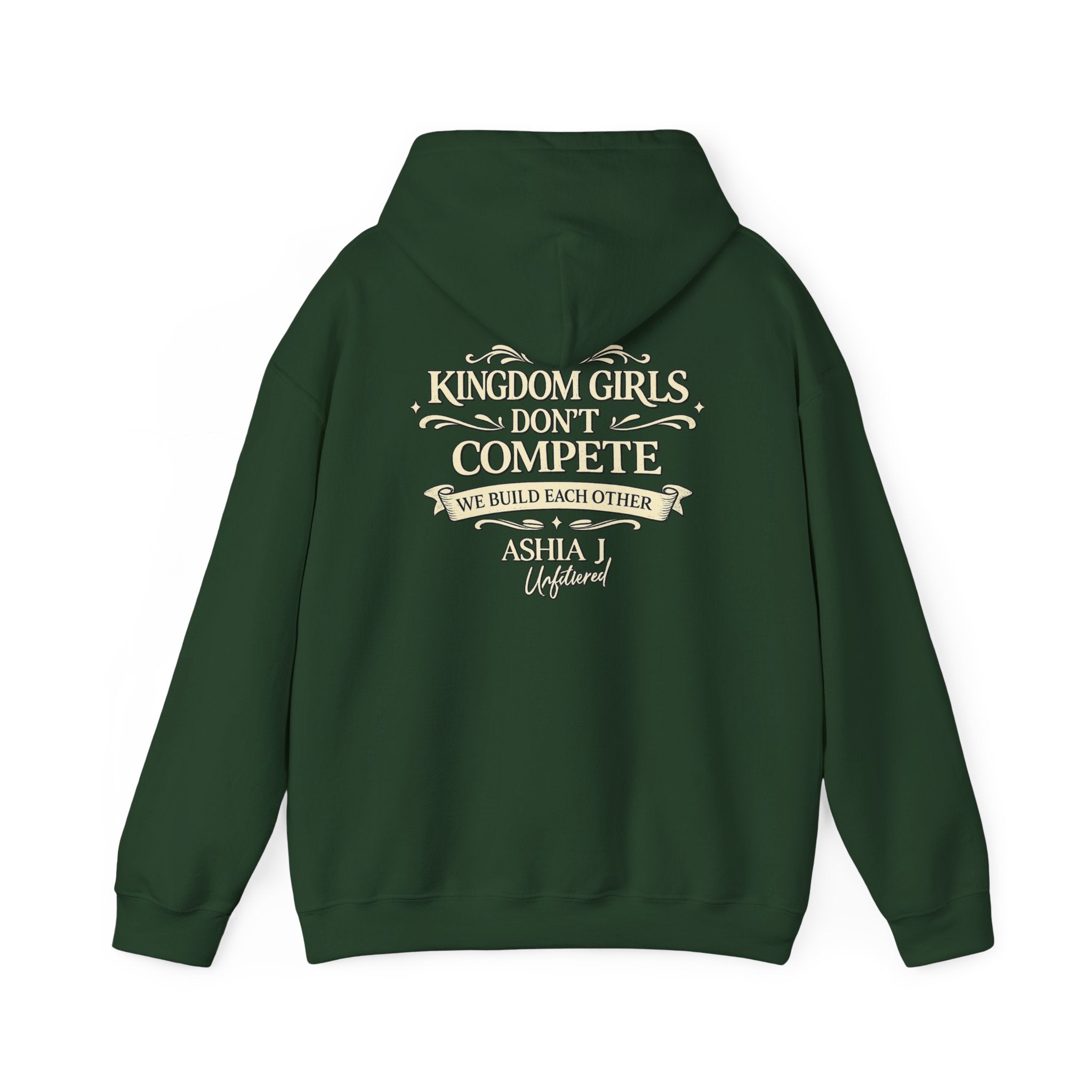Kingdom Girls Don’t Compete Hoodie — Inspirational Christian Crewneck
