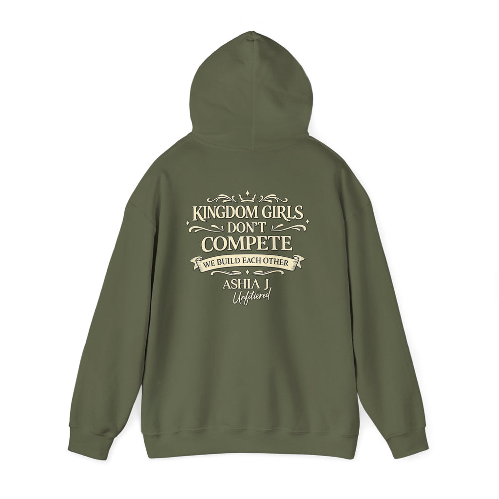Kingdom Girls Don’t Compete Hoodie — Inspirational Christian Crewneck