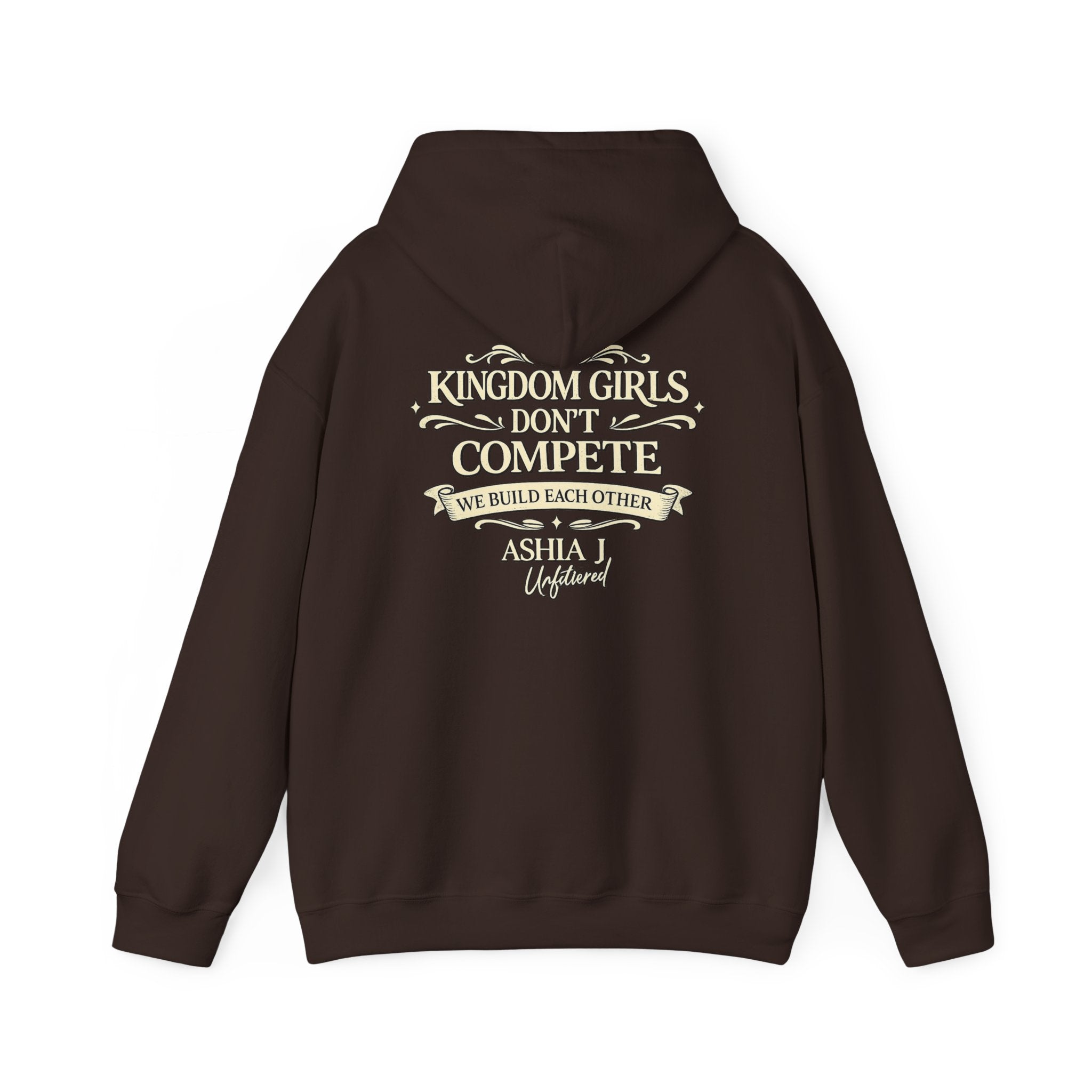Kingdom Girls Don’t Compete Hoodie — Inspirational Christian Crewneck