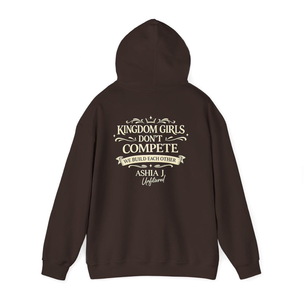 Kingdom Girls Don’t Compete Hoodie — Inspirational Christian Crewneck