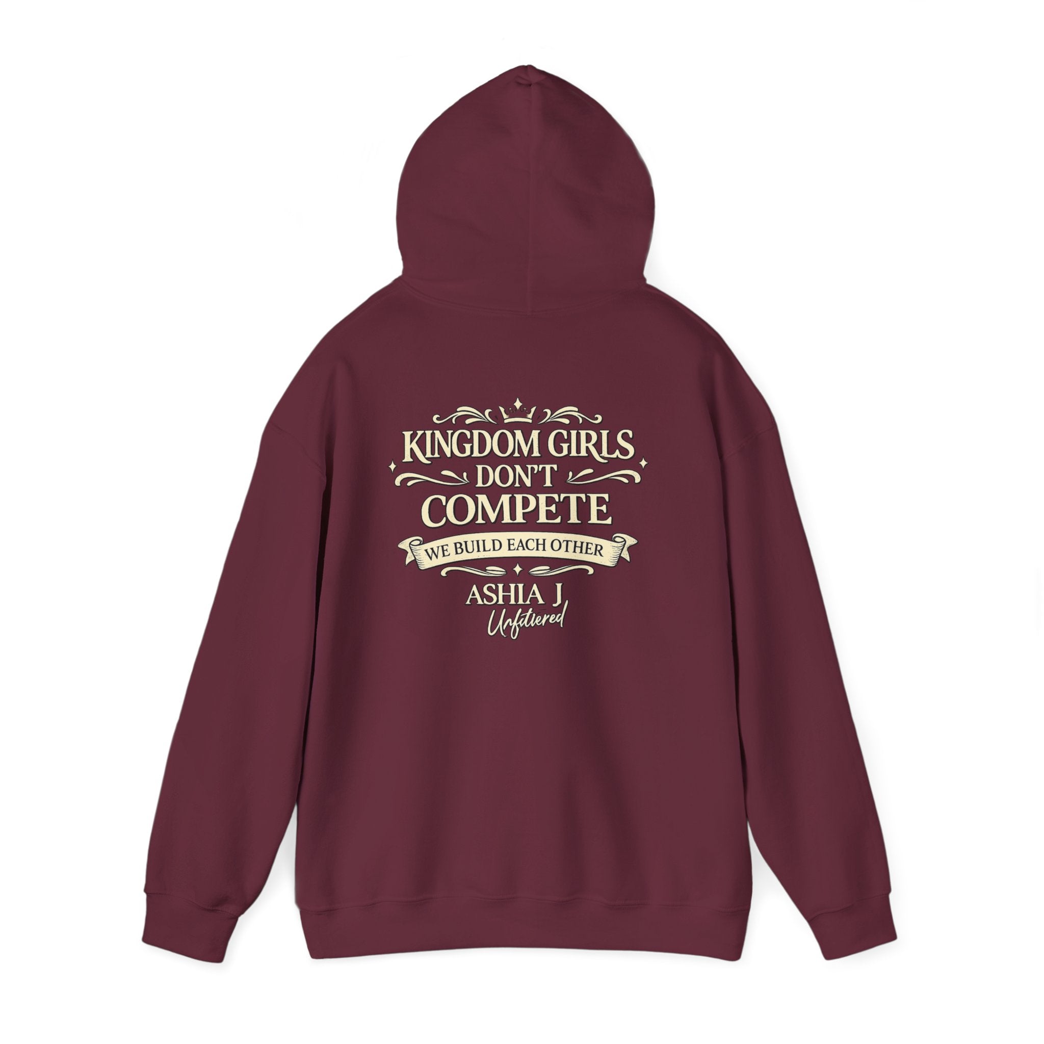 Kingdom Girls Don’t Compete Hoodie — Inspirational Christian Crewneck