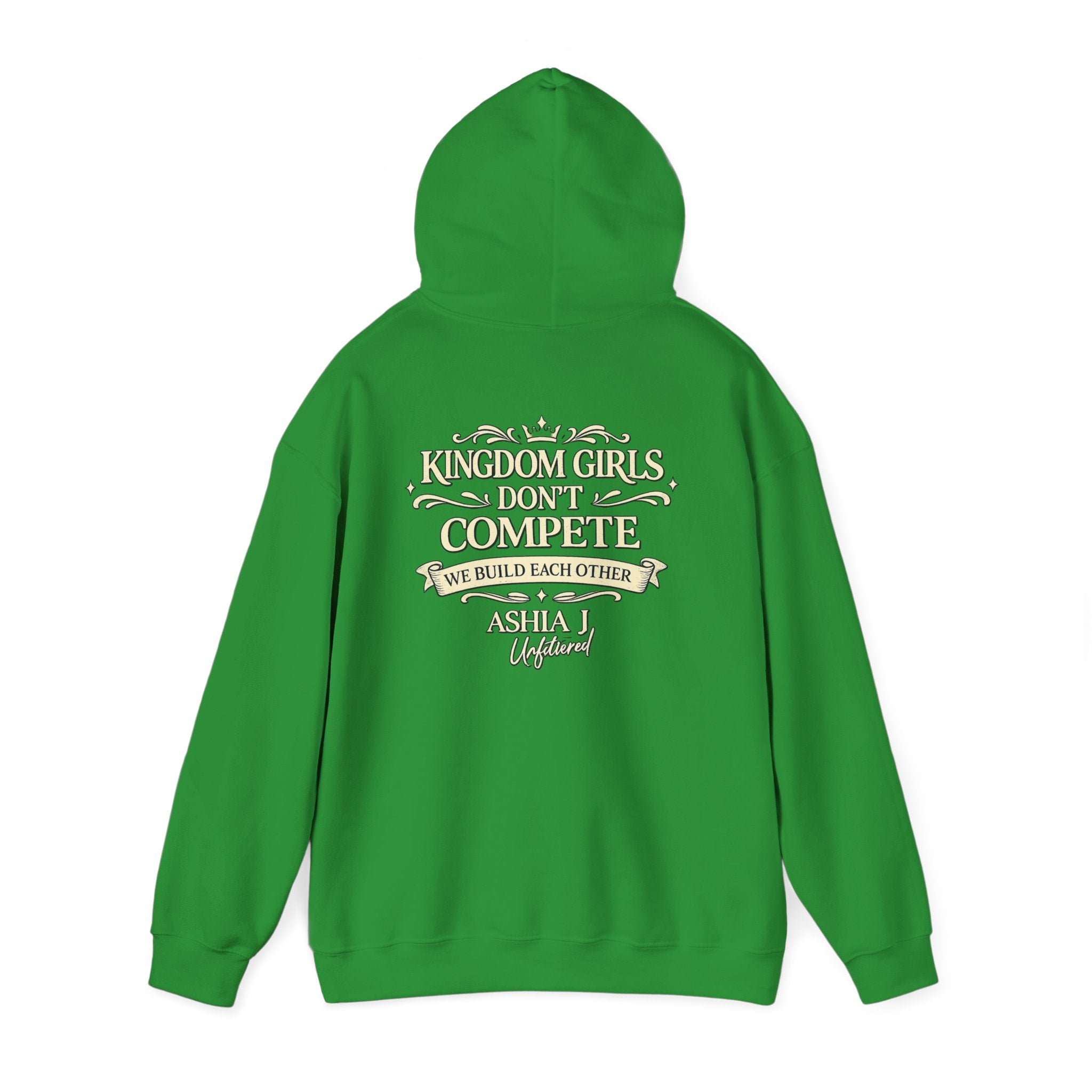 Kingdom Girls Don’t Compete Hoodie — Inspirational Christian Crewneck