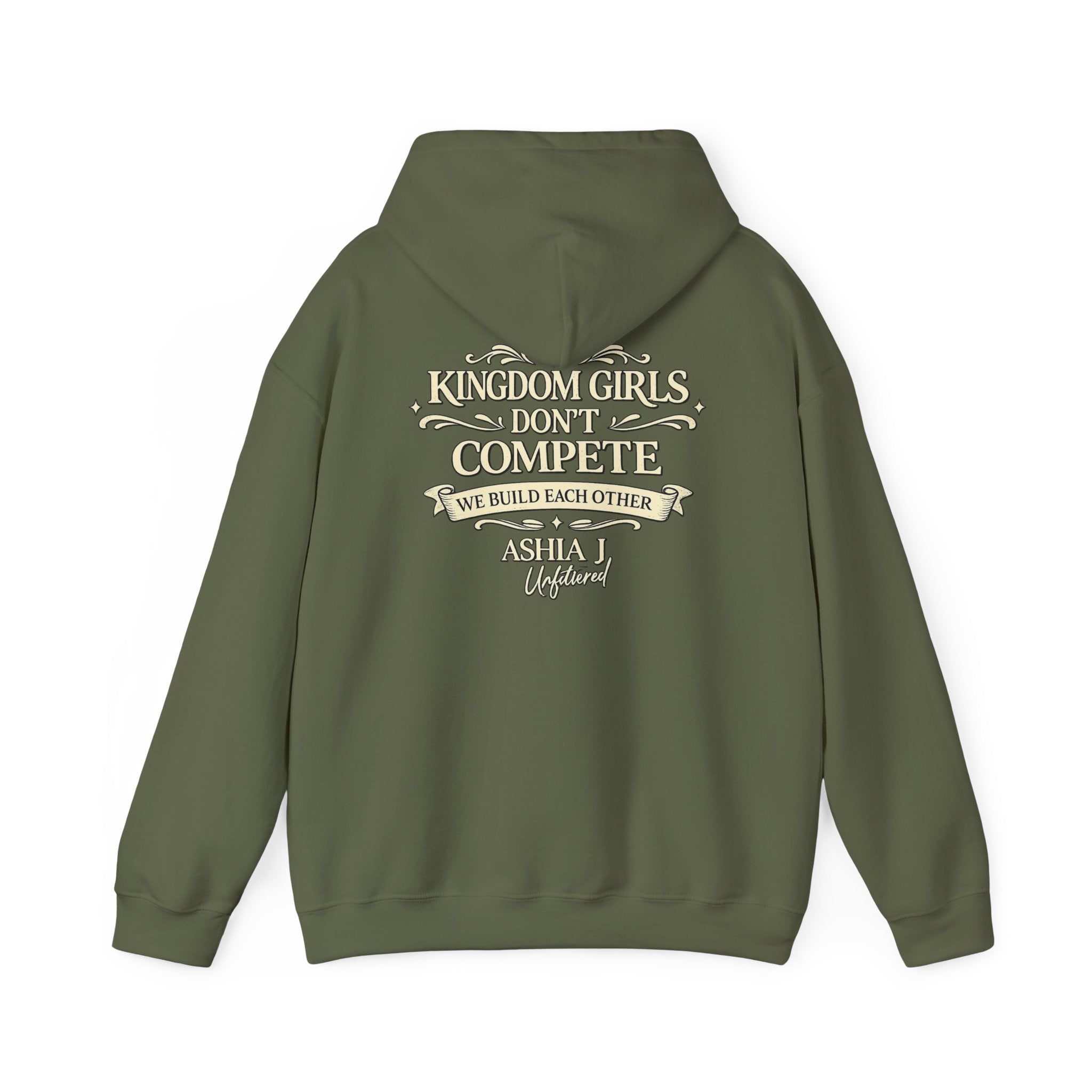 Kingdom Girls Don’t Compete Hoodie — Inspirational Christian Crewneck