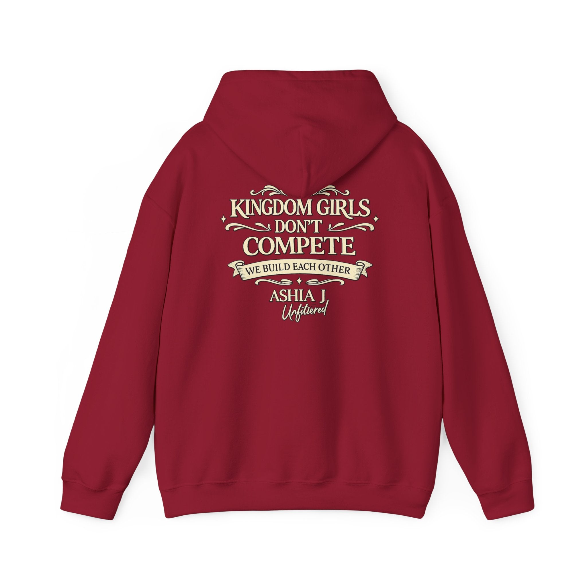 Kingdom Girls Don’t Compete Hoodie — Inspirational Christian Crewneck