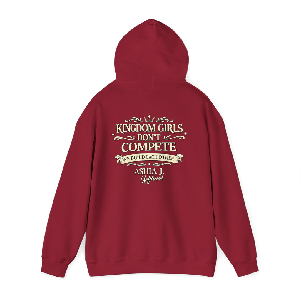 Kingdom Girls Don’t Compete Hoodie — Inspirational Christian Crewneck