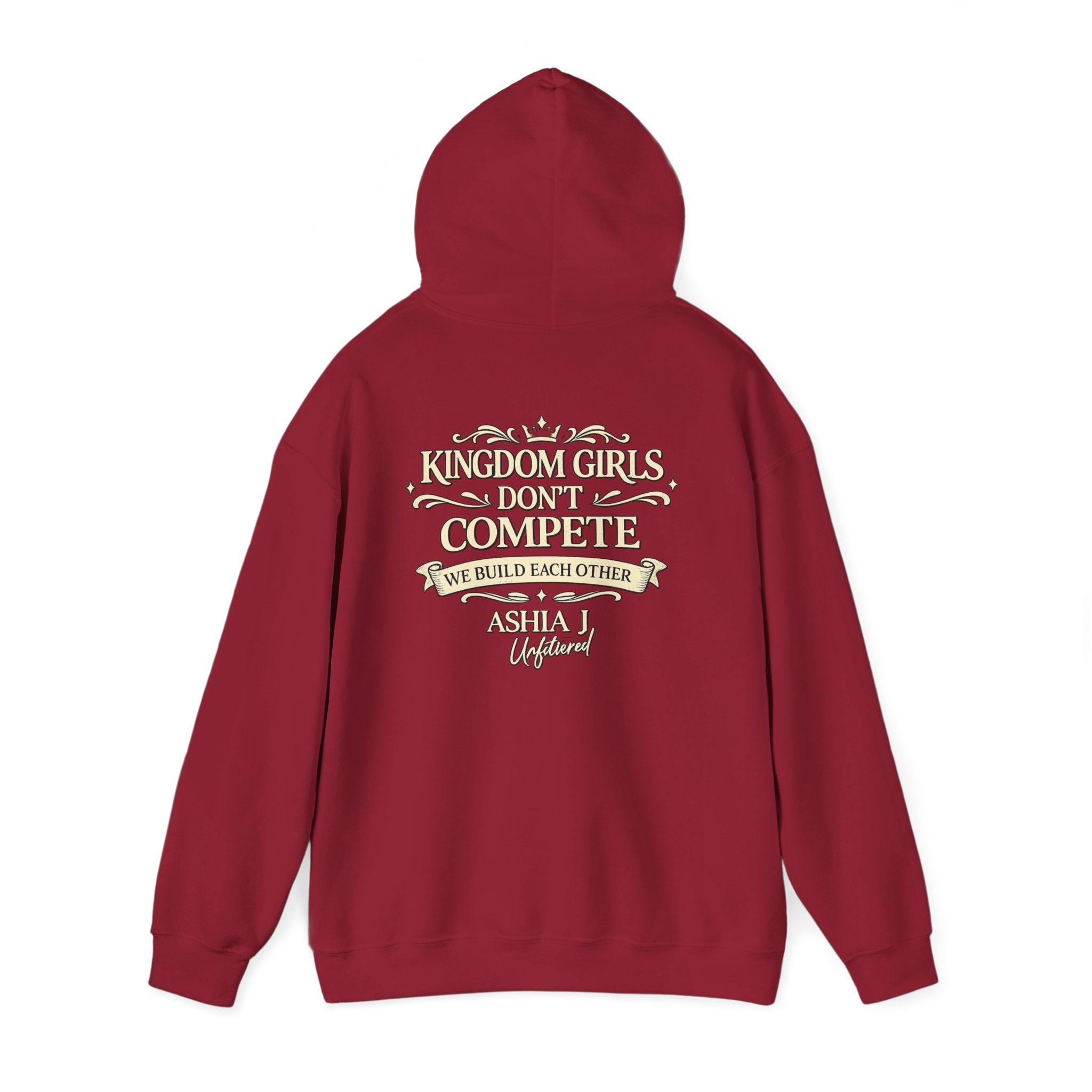 Kingdom Girls Don’t Compete Hoodie — Inspirational Christian Crewneck