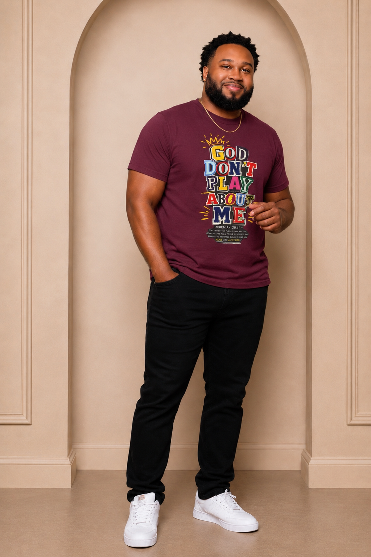 God Don't Play About Me T-Shirt — Bold Faith Graphic Tee