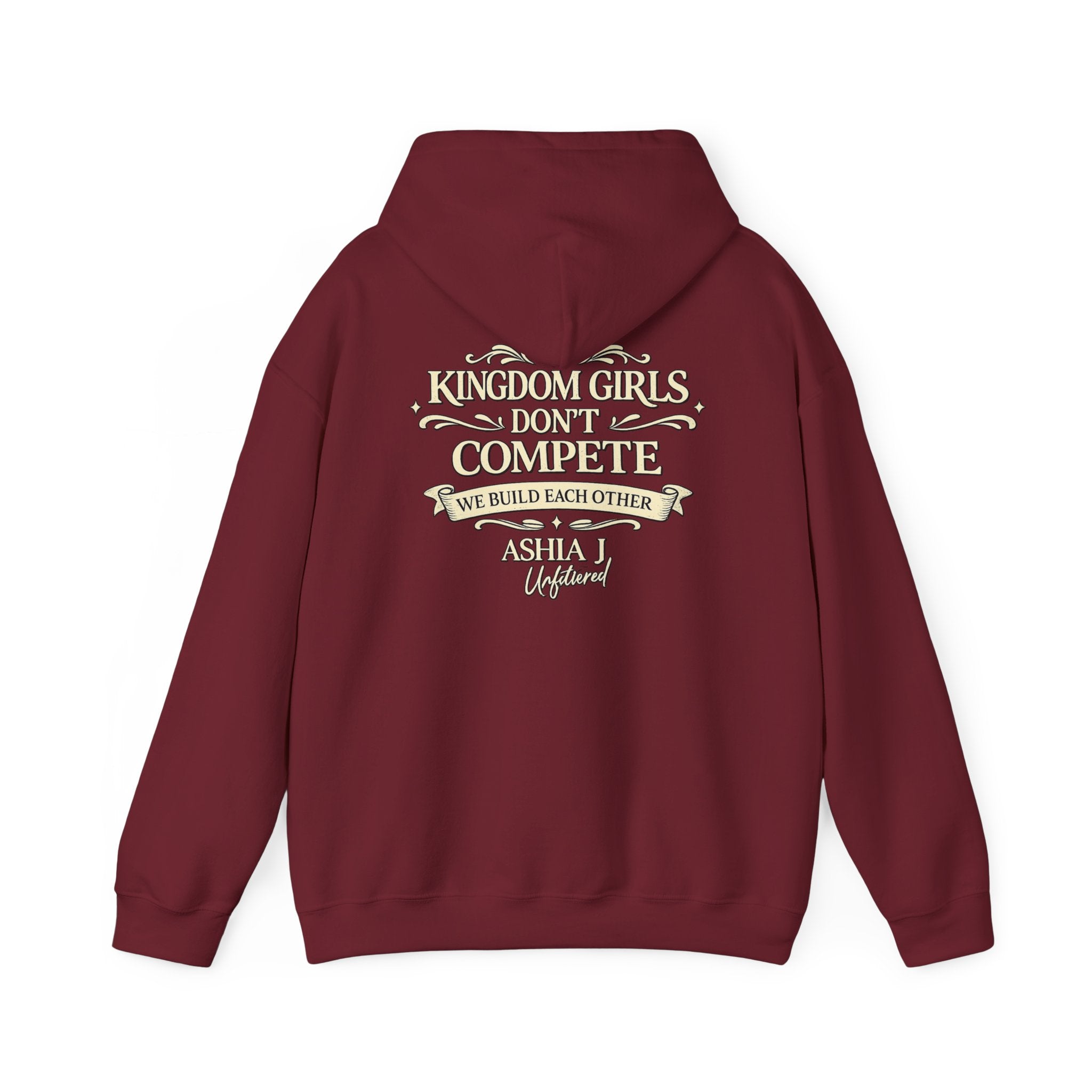 Kingdom Girls Don’t Compete Hoodie — Inspirational Christian Crewneck