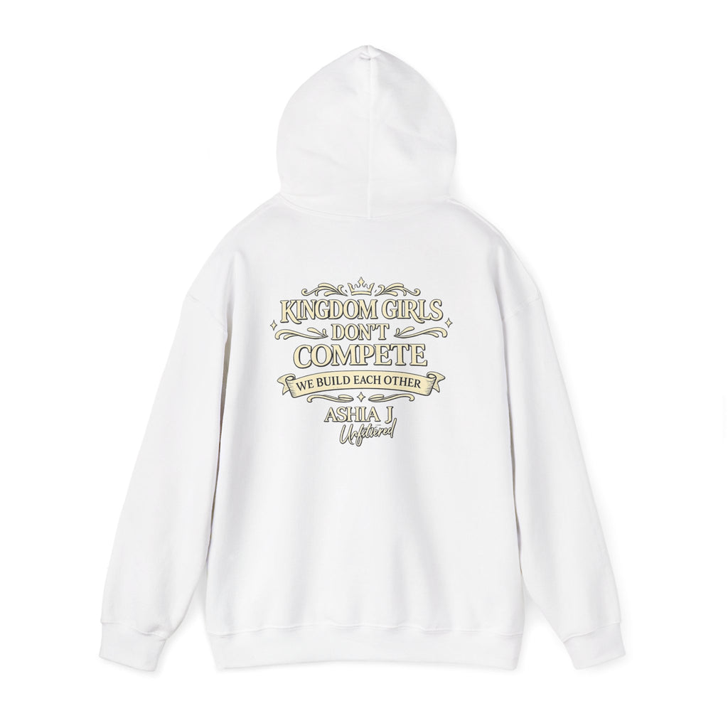 Kingdom Girls Don’t Compete Hoodie — Inspirational Christian Crewneck
