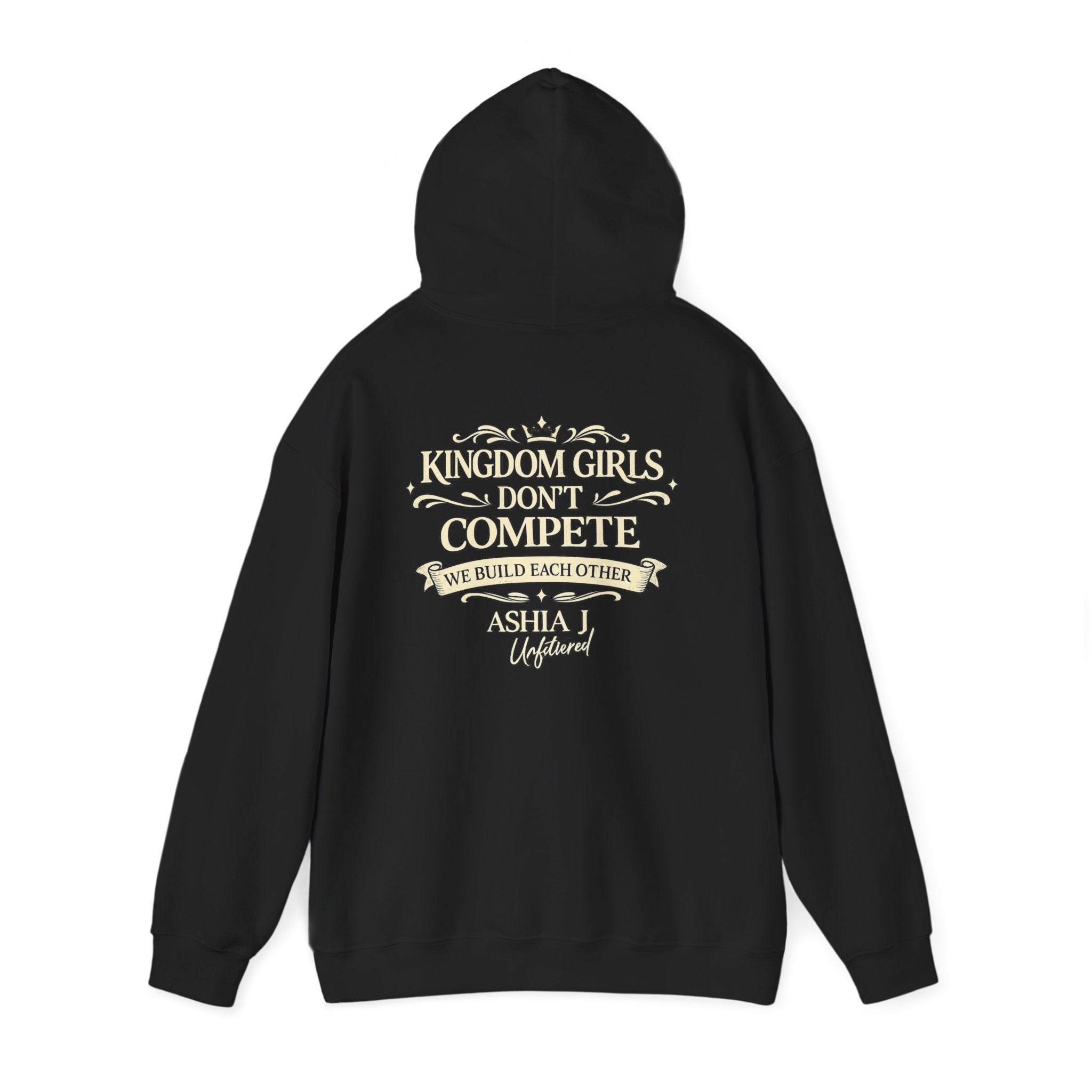 Kingdom Girls Don’t Compete Hoodie — Inspirational Christian Crewneck