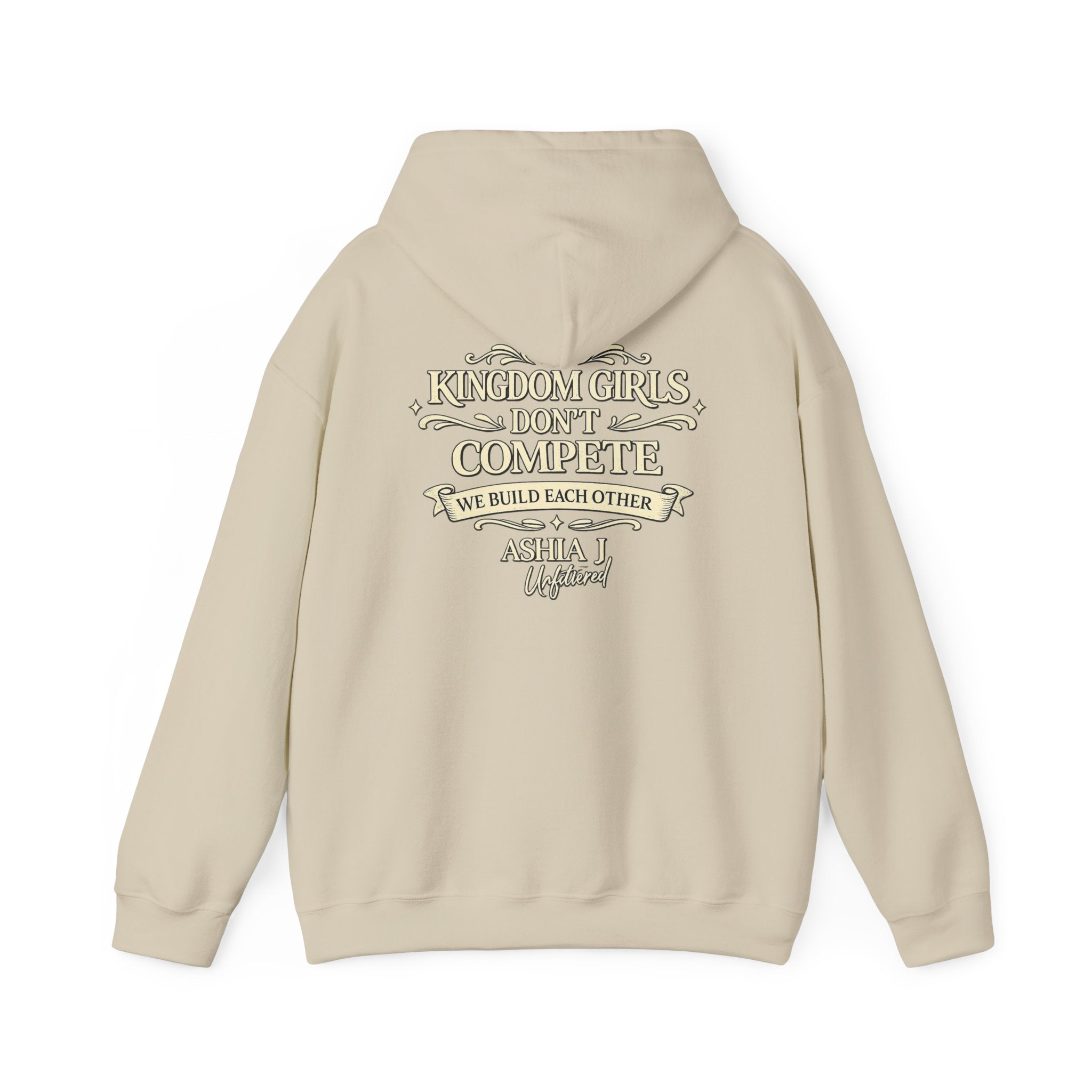 Kingdom Girls Don’t Compete Hoodie — Inspirational Christian Crewneck