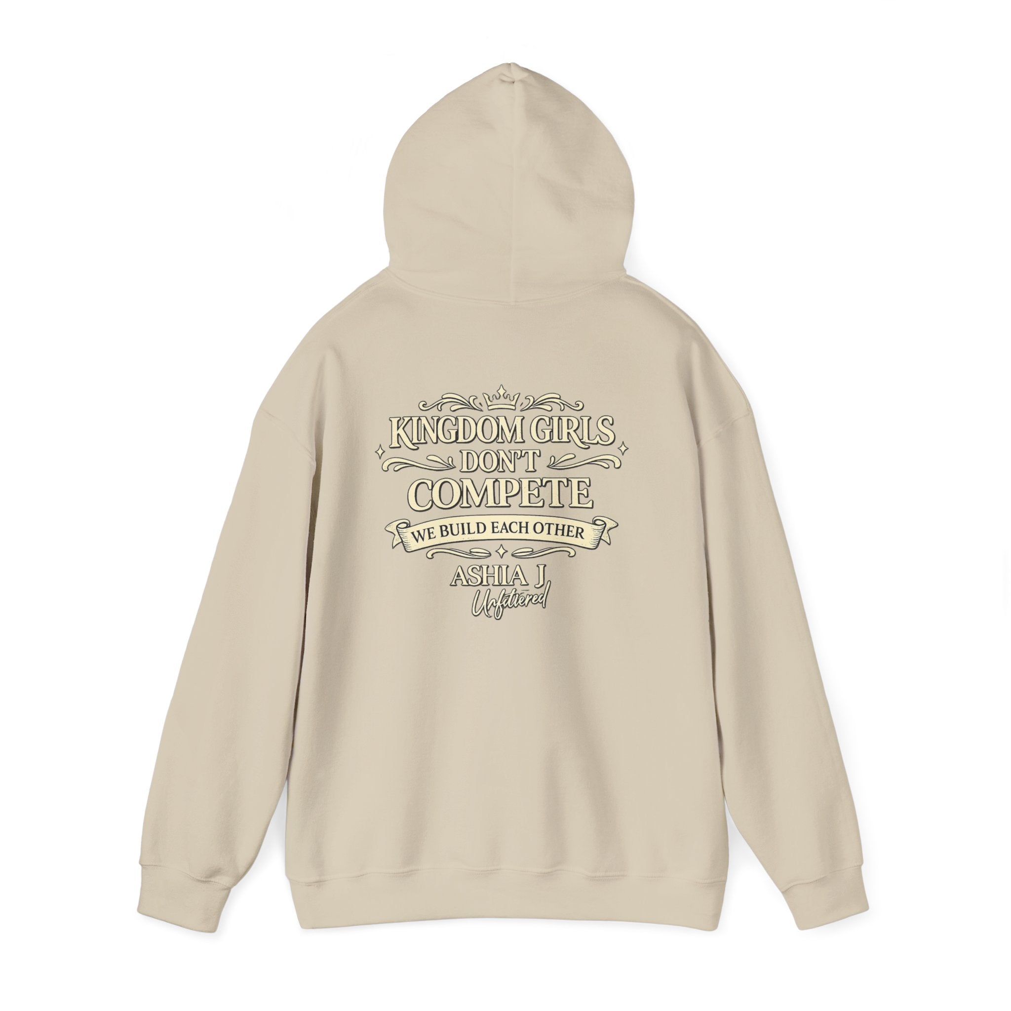 Kingdom Girls Don’t Compete Hoodie — Inspirational Christian Crewneck