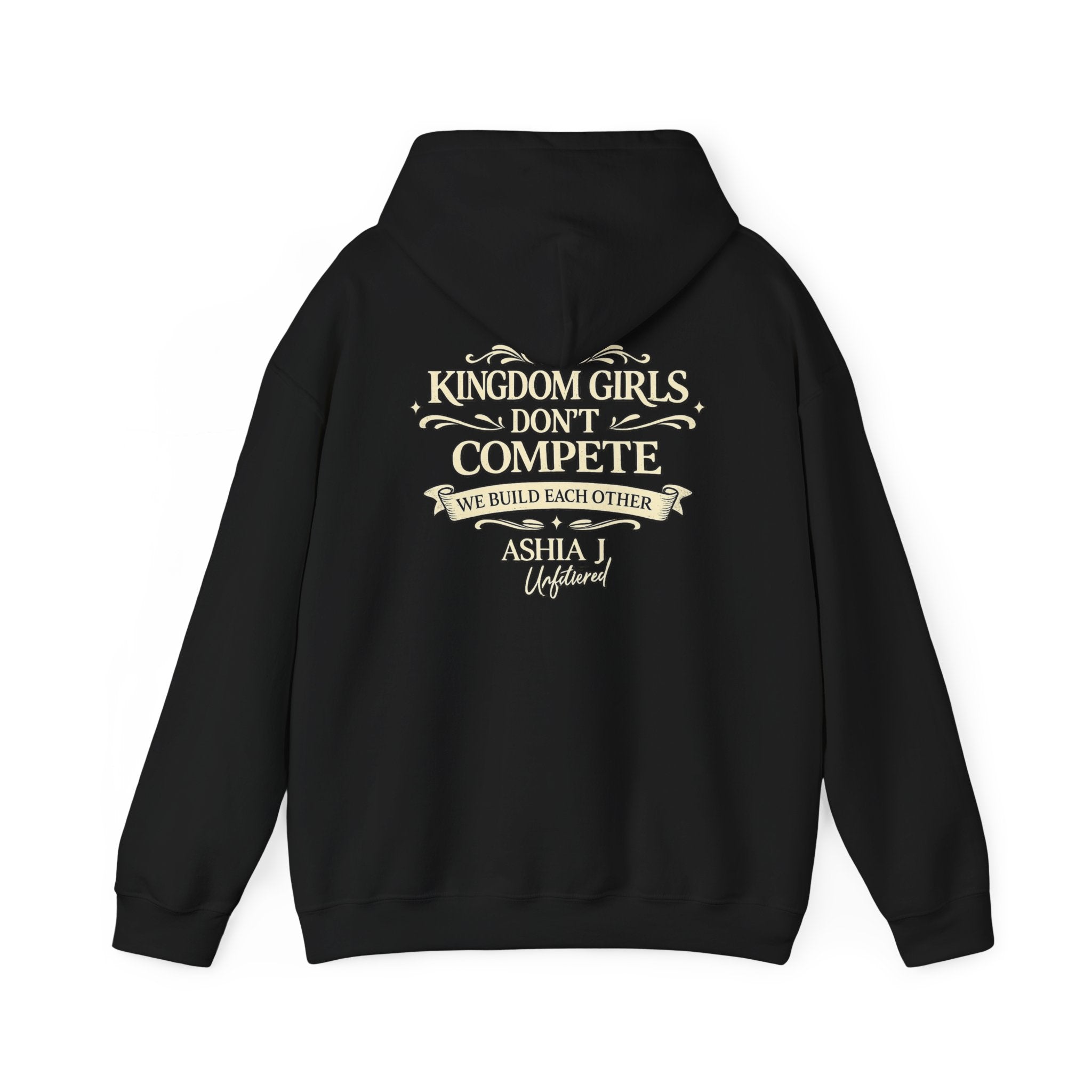 Kingdom Girls Don’t Compete Hoodie — Inspirational Christian Crewneck