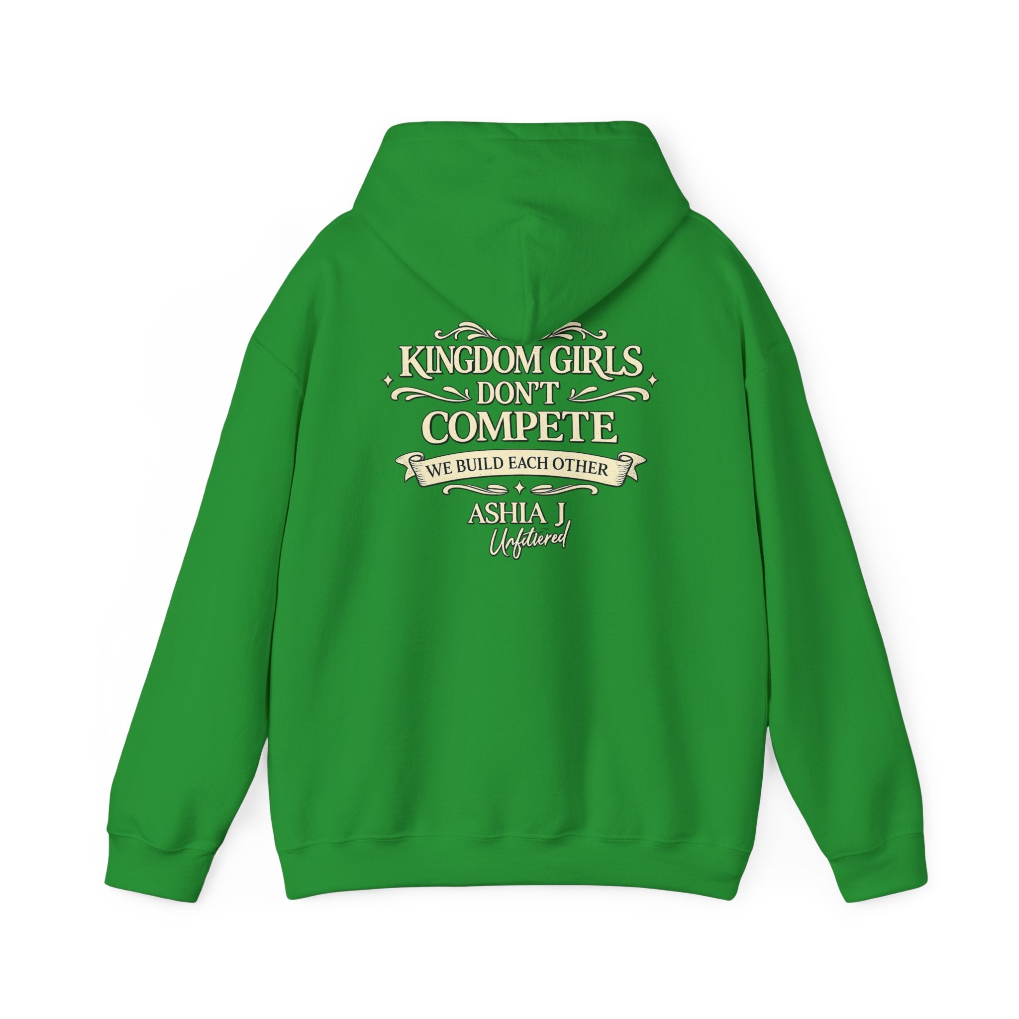 Kingdom Girls Don’t Compete Hoodie — Inspirational Christian Crewneck