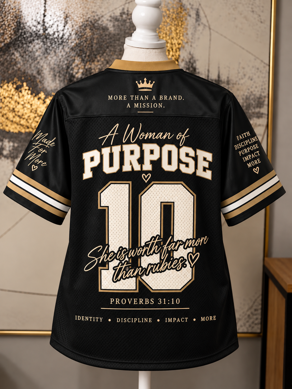 Woman of Purpose Jersey | Proverbs 31:10