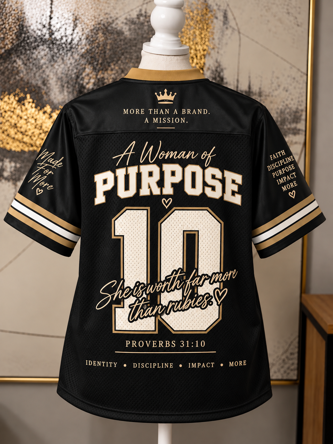 Woman of Purpose Jersey | Proverbs 31:10
